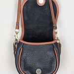 Dooney & Bourke Vintage Big Duck Crossbody Bag Pebble Leather Saddle AWL Photo 6