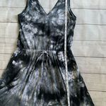 Sweaty Betty Take It Easy Drop Waist Dress in Gray/White Tie-Dye Print, Size XS Photo 7