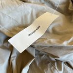 Urban Outfitters NWT  Tan Poplin Ruffle Midi Dress NO BELT  Pockets Photo 6