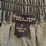 Studio West Apparel Asymmetrical Maxi Jean Skirt - size Small Photo 2