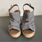 Y-Not Canvas Wedge Sandals  Size 10W Photo 2