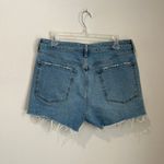 Old Navy  High Rise OG Straight Secret Smooth Pockets Cut Off Denim Shorts Sz 12 Photo 1