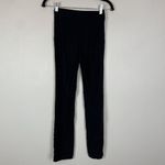 Princess Polly Women's 6 Black Mid Rise Cross Waist Straight Leg Yoga Pants Photo 3