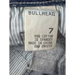 Bullhead Acid Wash Denim Cuffed Jean Shorts Junior Size 7 Photo 6