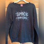 Space Cowgirl sweatshirt size small. Black Photo 2