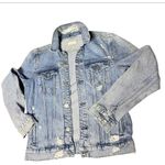 ALLSAINTS
Distressed Light Wash Denim Jean
Trucker Jacket Medium Unisex Photo 4