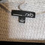 rxb Gray Open Front Cardigan Draped Lace Detail Lightweight Size L Size L Photo 1