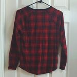 CHAPS  by Ralph Lauren Red  Long Sleeve Top Size M #6873 Photo 3