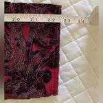 Coldwater Creek  Woman’s Burgundy Cardigan  Paisley Long sleeve Vintage size PL Photo 8