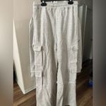 We Wore What NWT  Light Gray Zip-Up crop hoodie and Joggers Set XS Photo 7