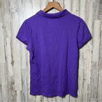 Aeropostale  Vintage‎ Y2K Purple Short Sleeve Preppy Polo Womens Medium Photo 4