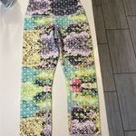 Lululemon  Wunder Under Crop II Leggings. Geometric Floral Mesh Print (Rare) - 4 Photo 7