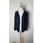 Maje  Navy Silk Cashmere Cardigan Photo 1