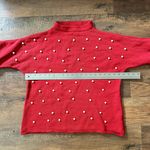 SheIn brick red faux pearls embellished sweater & tiered sleeves, plus size 3X Photo 9