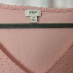 J. Crew Women's Pink Swiss Dot Key Hole Flutter Sleeve Lined Blouse Top Size 3X Photo 1