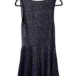 Sanctuary V-neck Lure Metallic Cocktail Mini Black Dress Medium Anthropologie Photo 3