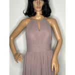 Azazie 2010s  Bonnie Vintage Mauve Chiffon Keyhole A-Line Dress A2 XS Photo 4