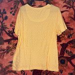 White Stag Diamond Pattern Women’s Yellow & White Tee Photo 1