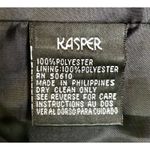 VTG NWOT Black Jacket Lace Tank 80s Kasper Academia Whimsey Goth Size 12 Photo 8