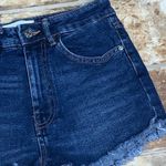 ZARA Join Life High Rise 2” Inseam Fringe Hem Jean Shorts Size 2 Photo 4