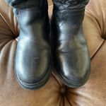Tory Burch  Joey Leather Rabbit Fur Lined Boots Photo 4