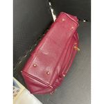 Ora Delphine‎ Maroon Liza Purse Leather Womens Bag Satchel Photo 3