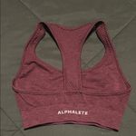 Alphalete Impact Maroon Sports Bra Photo 2
