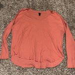 Wild Fable  Waffle Knit Peach Long Sleeve Shirt Photo 0