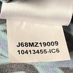 Evan Picone Pattern Faux Wrap Midi Dress Blue Teal Black Size 10 Photo 8