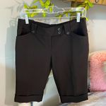 Tracy Evans  Black Bermuda Shorts Dressy Capris Womens Small Photo 2