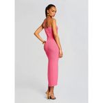 Ser.o.ya Dominique Knit Midi Dress in Watermelon Small New Womens Knit Pink Photo 11
