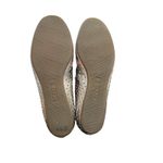 Ecco Womens Perforated Metallic Leather Ballet Flats Size 39 US 8 #S7-4 Photo 6