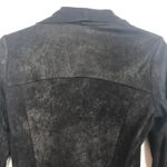 ZARA Woman Asymmetrical Zipper Faux Suede Moto Jacket Size S Photo 7