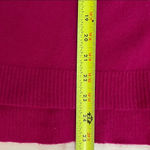 Peck & Peck  Fuchsia Pink Cashmere Knit Sweater Womens Size Large Photo 6