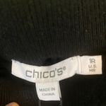 Chico's Zenergy Luxe Cashmere Knit Black Gold embellished Pants elevated Glam loungewear Photo 6