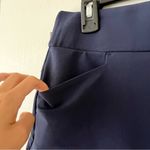 Greg Norman Navy Blue Womens Golf Mini Skirt Skort Size Large NWT Photo 2