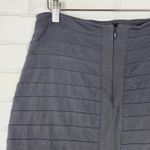 EXPRESS Women's Gray Banded Knit Mini Skirt Size 6 Photo 6
