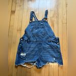 Wild Fable Denim Bib Overall Shorts Photo 3