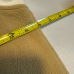 Lands' End  Women's 2X Pullover Fleece Hoodie Button Mock‎ Neck Cream & Beige # Photo 8