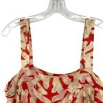Diane Von Furstenberg  Silk Cotton Coral Reef Print Dress Photo 2