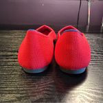 Rothy’s The Point Vibrant Red Pointed Toe Shoes Flats 8 Retired EUC Photo 4