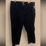 NWT CATHERINES SATEEN STRETCH SLACKS PANTS JEANS SZ 28W DARK BLUE NAVY Photo 2