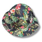 Lids Bucket Hat Floral Hawaiian Hibiscus Sun Travel Beach Cruise Headwear Brim Black Photo 0