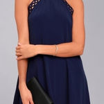 Lulus LULU’S Any Sway, Shape or Form Lace‎ Halter Dress Photo 0