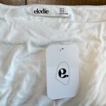 Elodie  White Ribbed Tank Top size XL NWT Photo 2