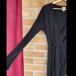 Haute Hippie   black wrap dress medium Photo 4