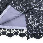 Ann Taylor Women's Size 4 Black Floral Crochet Midrise Lined Pencil Skirt Photo 7