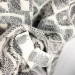 Lucky Brand  Plus Size 2X Cardigan‎ Aztec Print Grey White Boho Jacket 942 Photo 4