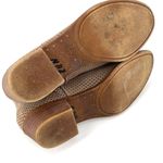 Lucky Brand Breona 3 Bootie In Wheat Bali Laser Cut Ankle Bootie Boot Photo 6