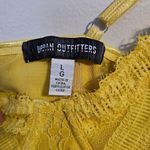Urban Outfitters Dress Mini Layla Lace Corset UO Cocktail Yellow Chartreuse Photo 6